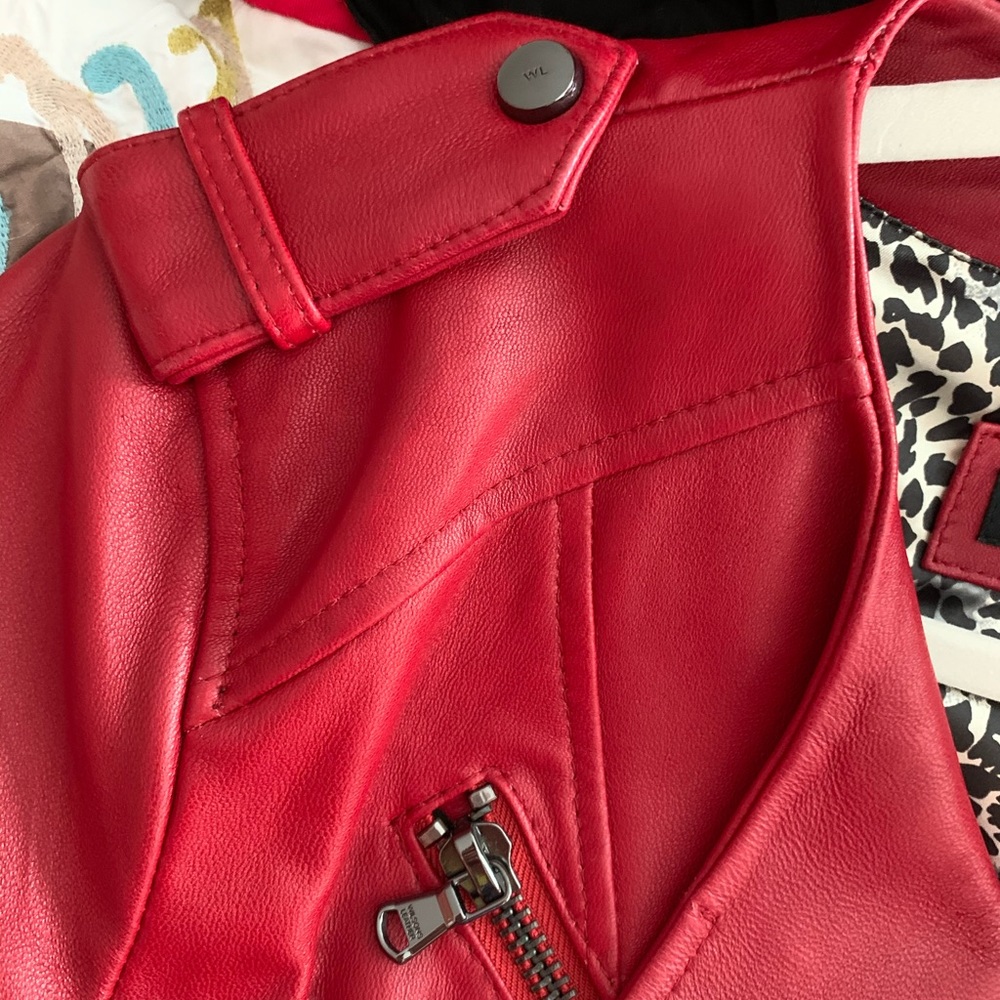 Red Leather Jacket - Picture 6 of 7